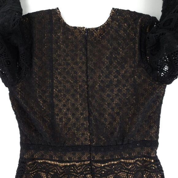 NEW Jen's Pirate Booty Chaouen Maxi Dress Black Lace Whimsigoth Boho Romantic - Picture 9 of 11